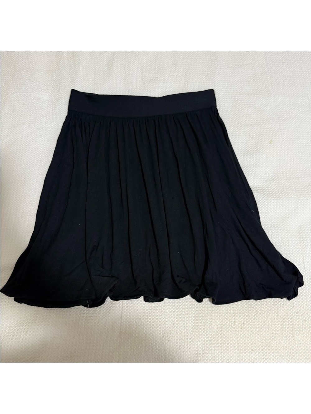 Express Black A-Line Flowy Skirt